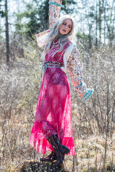 MAXI DRESS 'LUCY' PINK