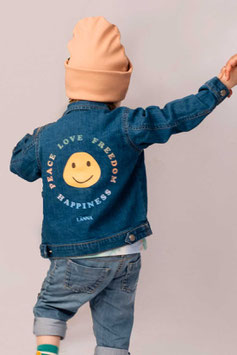 DENIM JACKET 'LIO' MINI SMILEY