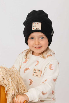 BEANIE 'MIO' LA VIE BLACK