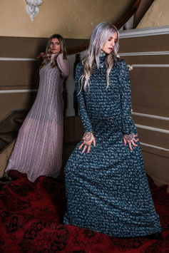 TURTLE DRESS 'TANSY' BLUE LEO