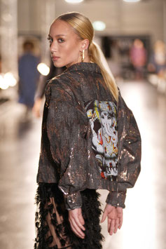 DENIM JACKET 'GANESHA'
