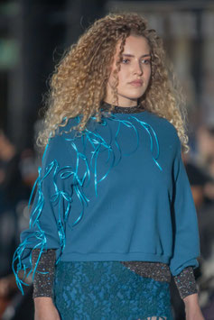 SWEATER 'DEBRA' PETROL