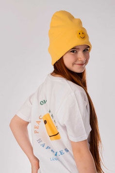 BEANIE 'MIO' SMILEY YELLOW