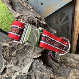 Hundehalsband "Brezen schwarz"