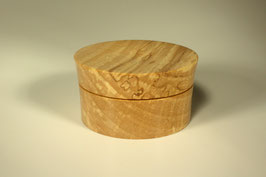 Holzdose Ø 5,9cm aus leicht gestockten Ahorn