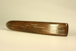 14,4cm / Breiter Haarstab  aus Amerikanischen Nussbaum  / Handgefertigt