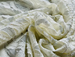 Rest K 2 Spitzenstoff Glitzereffekt Champagner
