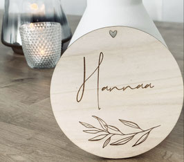 Namenschild - rund
