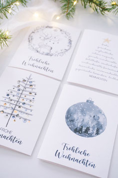 Weihnachtskarten versch. Designs