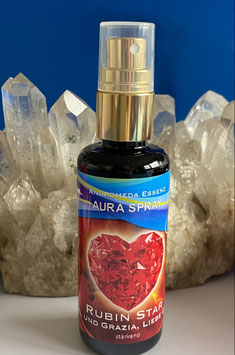 Andromeda Auraspray Nr. 57 RUBIN STAR Liebe Gottes