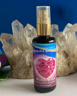 Andromeda Auraspray Nr. 58 ROSE STAR Hingabe, Fürsorge