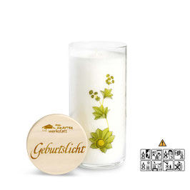 GEBURTSLICHT mit Begleitkarte