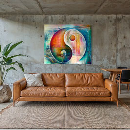 The Way, 103cm x 123cm, inkl. Metallrahmen