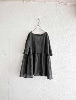 sunny dry cotton SHORt sleeve gather Tops