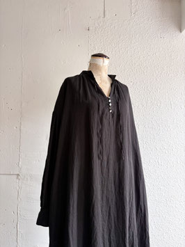 French Linen スキッパーワンピース
