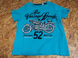 1194 Shirt türkis mit Harley The Vintage Speed von C&A Gr. 98