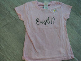SS-20 Shirt rosa mit Appli *Engel!? Von FRUIT OF THE LOOM Gr. 104