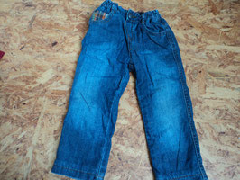 M-264 Gefütterte dunkelblaue Jeans -enger stallbar von ESPRIT Gr. 86