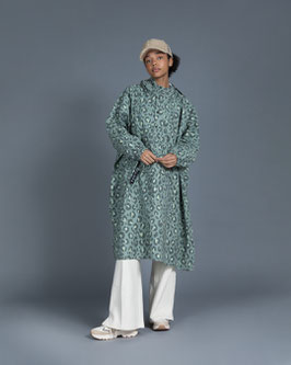 PAIKKA Human Rain Poncho Leo & Green leo