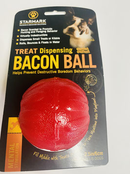 Treat Dispensing Chew Ball rot BACON