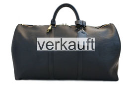 Keepall 50 EPI Leder schwarz