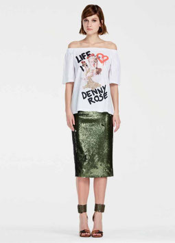 Maglia t-shirt limited edition donna Denny Rose art 73dr16001 Primavera 2017