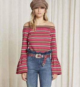 Maglia donna Denny Rose art 821DD60005 Autunno 2018/19 variante colore rosso