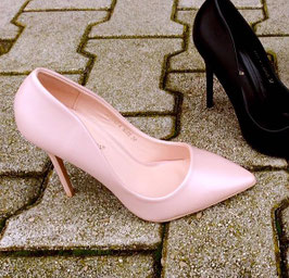 Scarpe decoltè tacco rosa Donna art A14 colore come d foto