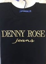 Maglia t-shirt 1/2 manica colore Nero donna Denny Rose art 811SJ64002 Primavera 2018