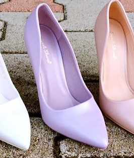 Scarpe decoltè tacco purple Donna art A14 colore come d foto