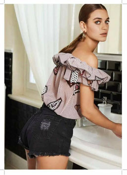 Shorts denim pantalone donna Denny Rose art 812DD20034 Estate 2018