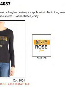 T-shirt manica lunga art 921Nd64037 Denny Rose Jeans Autunno 2019/20