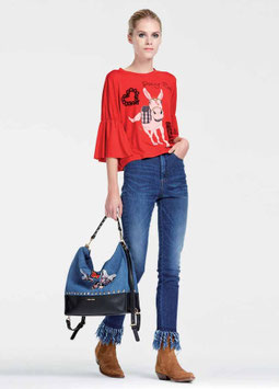 Maglia t-shirt donna Denny Rose art 73dr16009 Primavera 2017