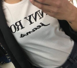 Maglia t-shirt 1/2 manica colore Bianco donna Denny Rose art 811SJ64002 Primavera 2018
