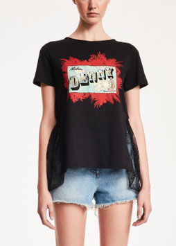 T-shirt maglia donna Denny Rose art 912DD60029 Estate 2019 variante colore NERO