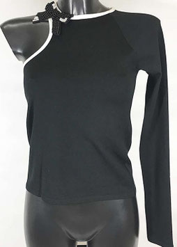 Maglia manica lunga donna Denny Rose art 811DD50013 Primavera 2018  colore nero