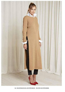 Abito Dress in maglia donna Denny Rose art 821DD50020 Autunno 2018/19