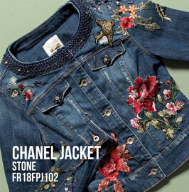 Giubino jeans Jacket denim Donna Fracomina art FR18FPJ102 Autunno 2018/19