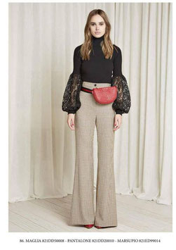 Pantalone donna Denny Rose art 821DD20010 Autunno 2018/19