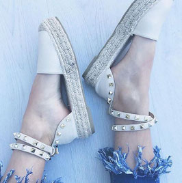 Scarpe Sandalo inspired Donna art a03 colore bianco
