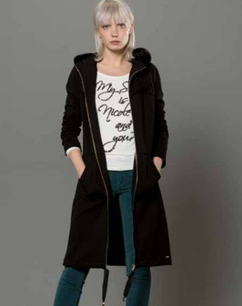 Piumino Jacket denim Donna Fracomina art FR18FM925 Autunno 2018/19