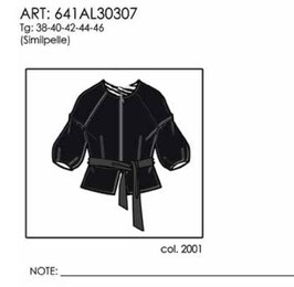 Giacca eco pelle  donna Almagores art 641AL30307 Autunno Inverno 2016/17