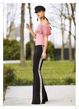 Pantalone donna Denny Rose art 812DD20040 Estate 2018