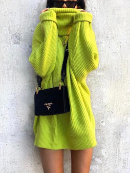 Maxi maglia vari colori Donna art a08 colore giallo