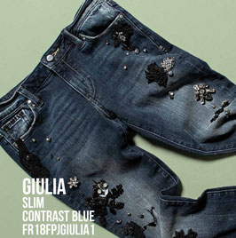 Jeans denim Donna Fracomina art FR18FPJGIULIA1 Autunno Inverno 2018/19