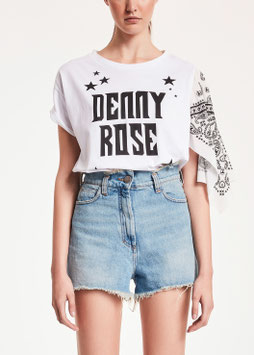 T-shirt maglia donna Denny Rose art 912DD60030 Estate 2019 variante colore BIANCO