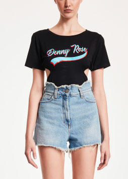 T-shirt maglia donna Denny Rose art 912DD60028 Estate 2019 variante colore NERO