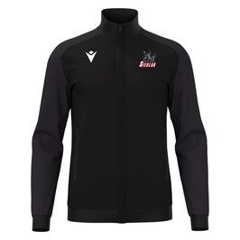 MACRON Anubis Trainingsjacke schwarz mit Sieglarer TV Ballsport-Logo