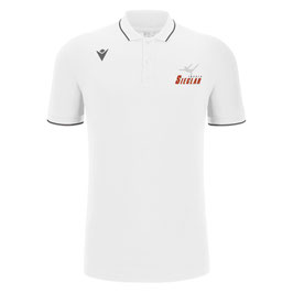MACRON Comedy ECO Polo weiß mit Sieglarer TV Turnen-Logo
