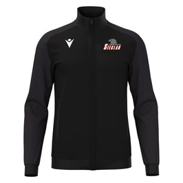 MACRON Anubis Trainingsjacke schwarz mit Black Eagles-Logo